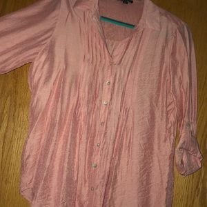Pink Button Up